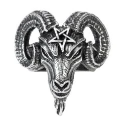 ALCHEMY GOTHIC Bague 'Baphomet'