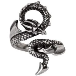 ALCHEMY GOTHIC Bague 'Dragons Lure'