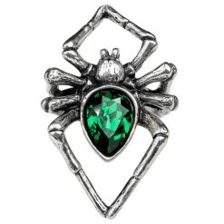 ALCHEMY GOTHIC Bague 'Emerald Venom'