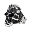Bague New Rock 'Skull Ring' -ALCHEMY GOTHIC shop bague new rock skull ring