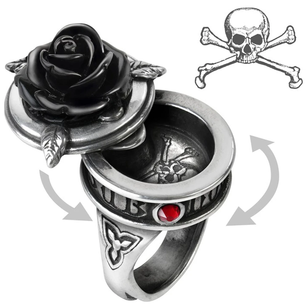 ALCHEMY GOTHIC Bague Poison Sub Rosa 4 ALCHEMY GOTHIC Bague Poison Sub Rosa – Image 2