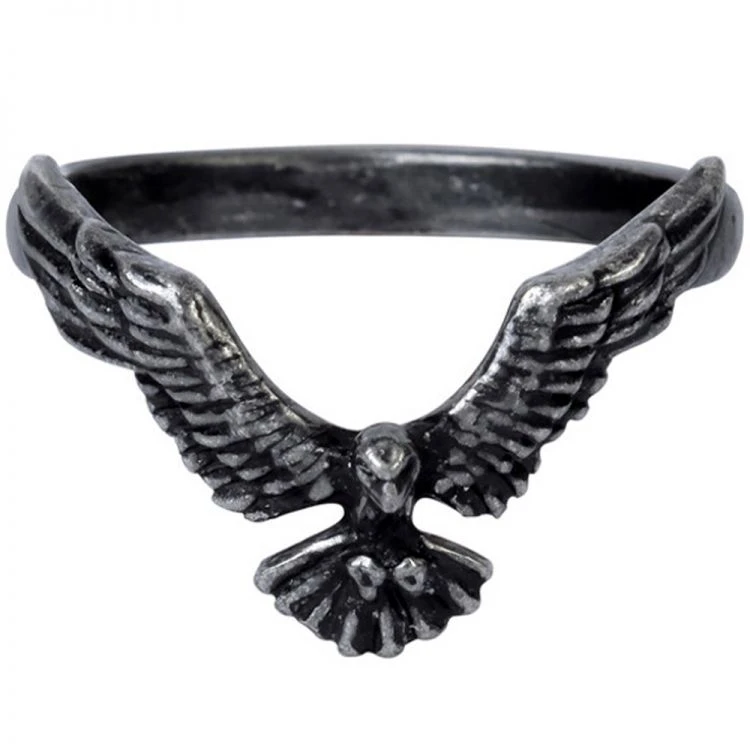 ALCHEMY GOTHIC Bague 'Ravenette' 3 ALCHEMY GOTHIC Bague 'Ravenette'
