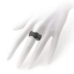 ALCHEMY GOTHIC Bague 'Runeband' -ALCHEMY GOTHIC shop bague runeband 1 3