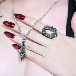 ALCHEMY GOTHIC Bague 'Stealth' -ALCHEMY GOTHIC shop bague stealth 5