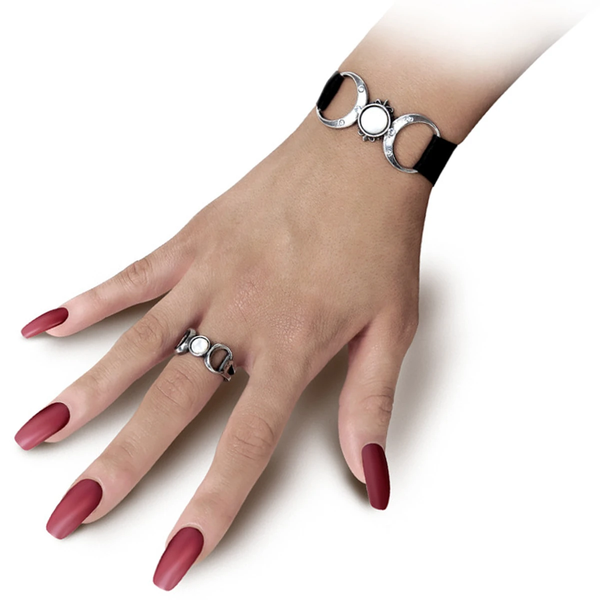 ALCHEMY GOTHIC Bague 'Triple Goddess' 5 ALCHEMY GOTHIC Bague 'Triple Goddess' – Image 3