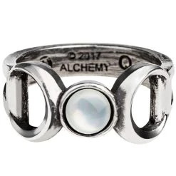 ALCHEMY GOTHIC Bague 'Triple Goddess'