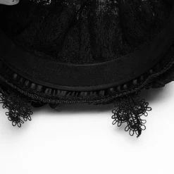 Pyon Pyon Bandeau Gothic Lolita 'Black Fairy' Noir -ALCHEMY GOTHIC shop bandeau gothic lolita black fairy noir 10