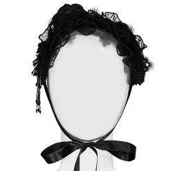 Pyon Pyon Bandeau Gothic Lolita 'Black Fairy' Noir