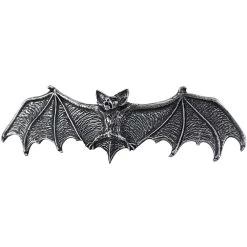 ALCHEMY GOTHIC Barrette à Cheveux 'Darkling Bat'