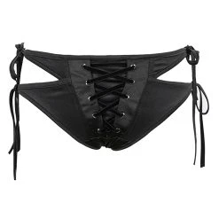 DEVIL FASHION Bas De Bikini 'Nimue' Noir -ALCHEMY GOTHIC shop bas de bikini nimue noir 15