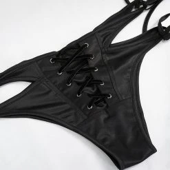 DEVIL FASHION Bas De Bikini 'Nimue' Noir -ALCHEMY GOTHIC shop bas de bikini nimue noir 19