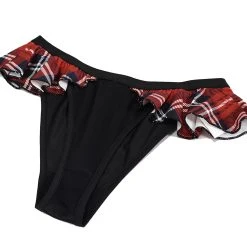 DEVIL FASHION Bas De Bikini 'Scotish' Noir Et Tartan Rouge 31 DEVIL FASHION Bas De Bikini 'Scotish' Noir Et Tartan Rouge -ALCHEMY GOTHIC shop bas de bikini scotish noir et tartan rouge 13