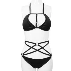 DEVIL FASHION Bikini 'Arachne' Noir 29 DEVIL FASHION Bikini 'Arachne' Noir -ALCHEMY GOTHIC shop bikini arachne noir 10