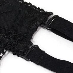 DEVIL FASHION Bikini 'Gothic Tassel' Noir -ALCHEMY GOTHIC shop bikini gothic tassel noir 18