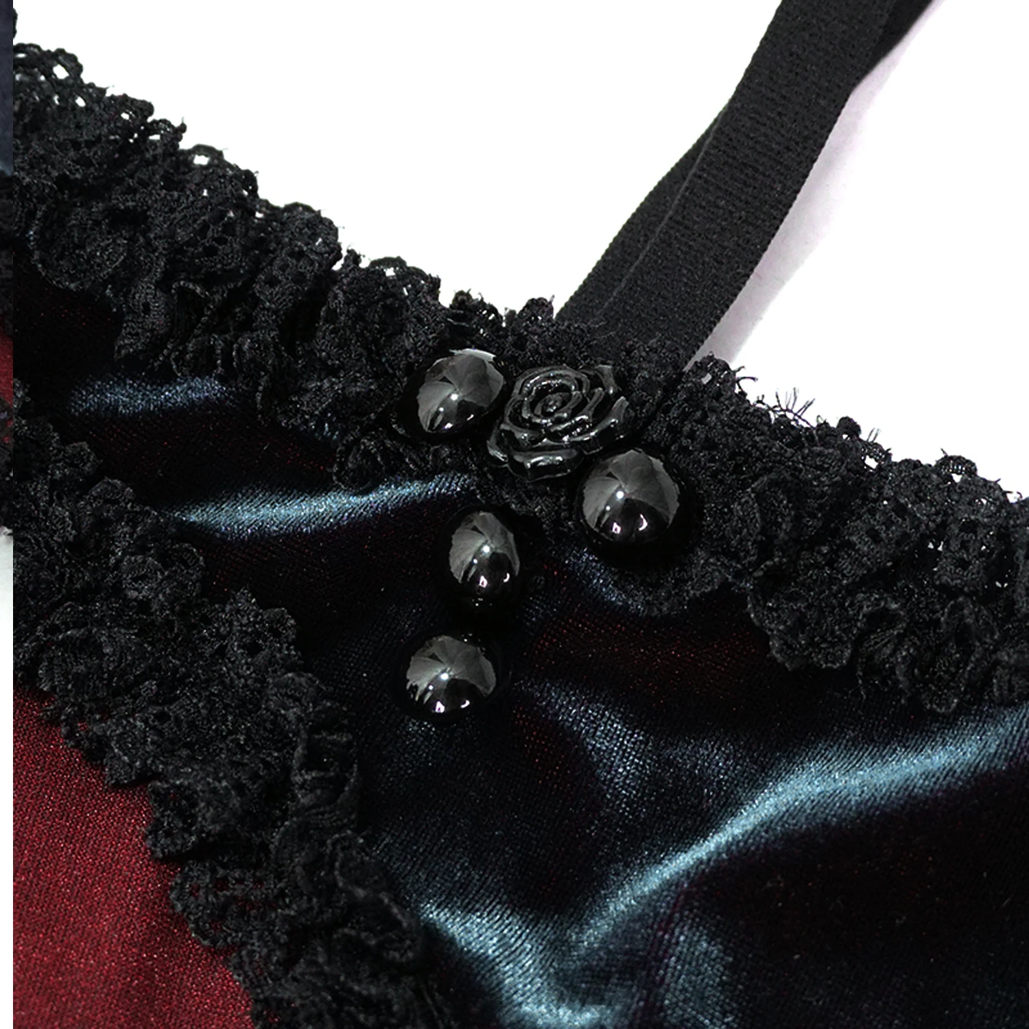 DEVIL FASHION Bikini 'Sexy Velvet' Noir Et Rouge 15 DEVIL FASHION Bikini 'Sexy Velvet' Noir Et Rouge – Image 13