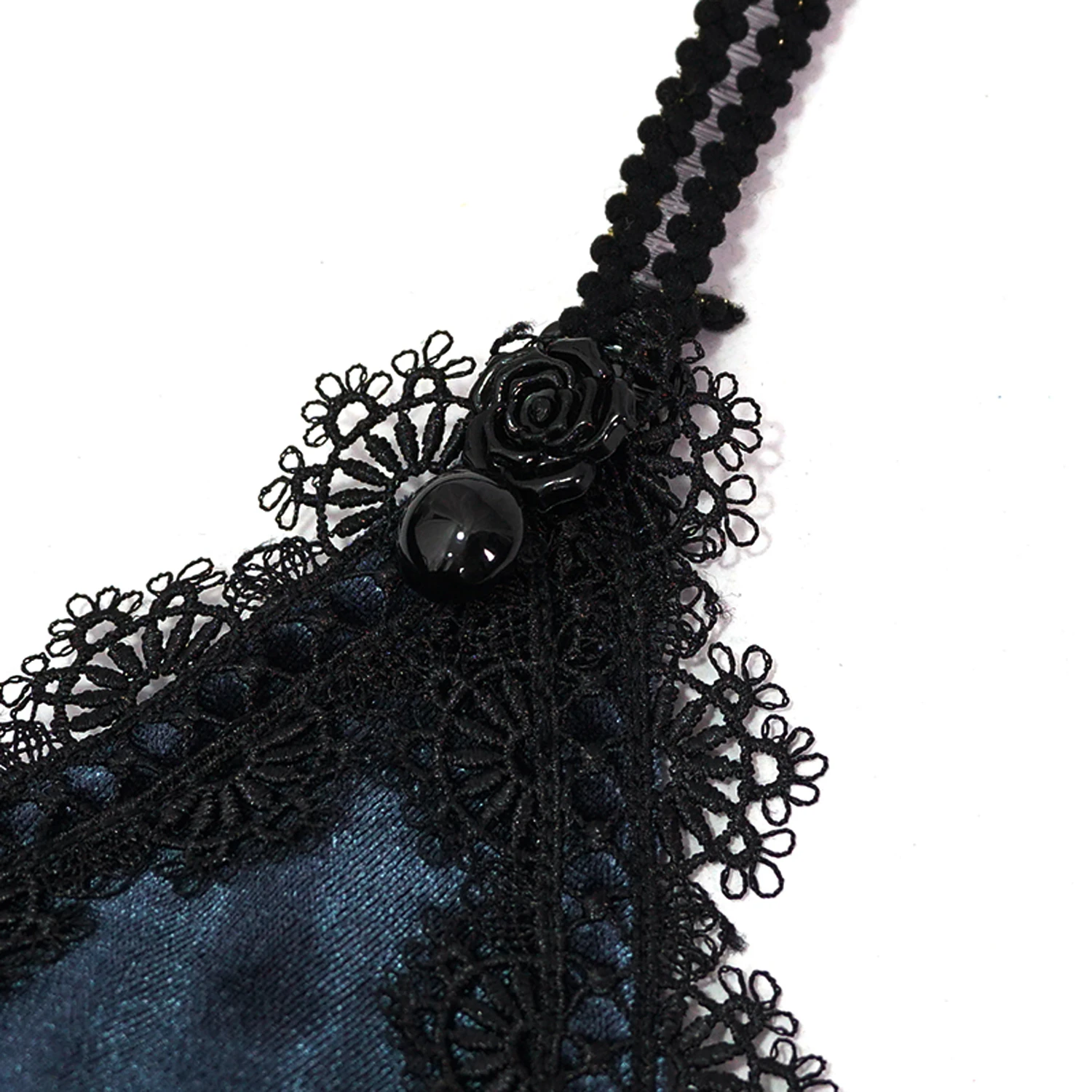 DEVIL FASHION Bikini 'Sexy Velvet' Noir Et Rouge 16 DEVIL FASHION Bikini 'Sexy Velvet' Noir Et Rouge – Image 14