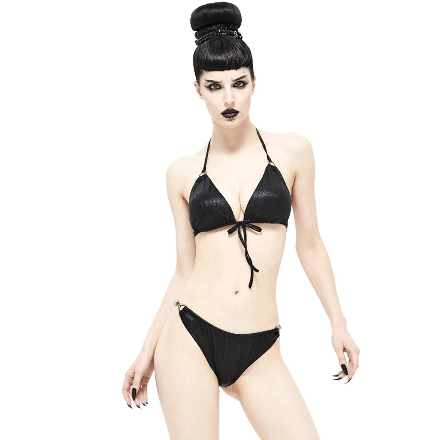 DEVIL FASHION Bikini 'Willow' Noir 4 DEVIL FASHION Bikini 'Willow' Noir – Image 2