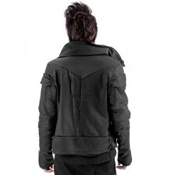 QUEEN OF DARKNESS Blouson 'Cool Biker' Noir 11 QUEEN OF DARKNESS Blouson 'Cool Biker' Noir -ALCHEMY GOTHIC shop blouson cool biker noir 2