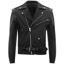 NEW ROCK Blouson En Cuir 'Buffalo Brando' Noir Pour Hommes -ALCHEMY GOTHIC shop blouson en cuir buffalo brando noir pour hommes 5
