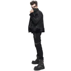 DEVIL FASHION Blouson 'Jarlan' En Simili Cuir Noir 34 DEVIL FASHION Blouson 'Jarlan' En Simili Cuir Noir -ALCHEMY GOTHIC shop blouson jarlan en simili cuir noir 12