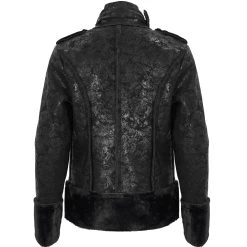 DEVIL FASHION Blouson 'Jarlan' En Simili Cuir Noir 36 DEVIL FASHION Blouson 'Jarlan' En Simili Cuir Noir -ALCHEMY GOTHIC shop blouson jarlan en simili cuir noir 14