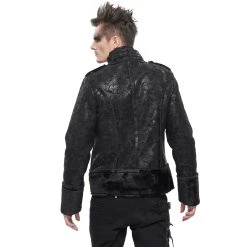 DEVIL FASHION Blouson 'Jarlan' En Simili Cuir Noir 24 DEVIL FASHION Blouson 'Jarlan' En Simili Cuir Noir -ALCHEMY GOTHIC shop blouson jarlan en simili cuir noir 2