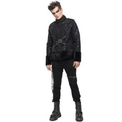 DEVIL FASHION Blouson 'Jarlan' En Simili Cuir Noir 28 DEVIL FASHION Blouson 'Jarlan' En Simili Cuir Noir -ALCHEMY GOTHIC shop blouson jarlan en simili cuir noir 6