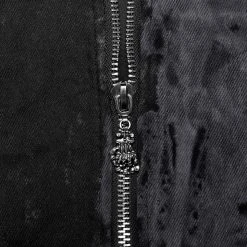 PUNK RAVE Blouson 'Lycidas' Noir Et Gris -ALCHEMY GOTHIC shop blouson lycidas noir et gris 10