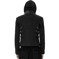 PUNK RAVE Blouson 'Lycidas' Noir Et Gris -ALCHEMY GOTHIC shop blouson lycidas noir et gris 2