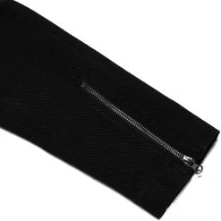 PUNK RAVE Blouson 'Punk Ragged' En Jean Noir -ALCHEMY GOTHIC shop blouson punk ragged en jean noir 14