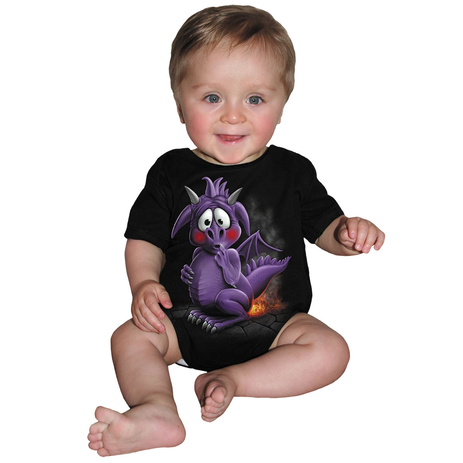 Spiral Direct Body Pour Bébé 'Dragon Relief' Noir 4 Spiral Direct Body Pour Bébé 'Dragon Relief' Noir – Image 2