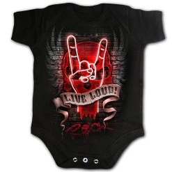 Spiral Direct Body Pour Bébé 'Live Loud' Noir