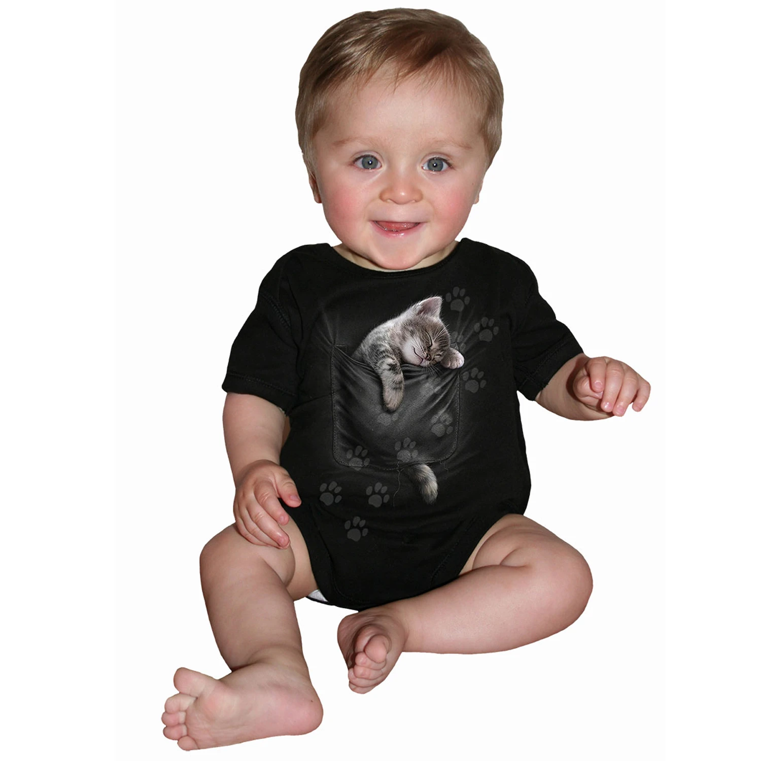 Spiral Direct Body Pour Bébé 'Pocket Kitten' Noir 4 Spiral Direct Body Pour Bébé 'Pocket Kitten' Noir – Image 2