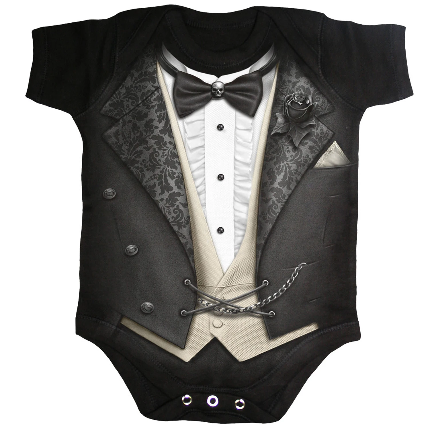 Spiral Direct Body Pour Bébé 'Tuxed' Noir 3 Spiral Direct Body Pour Bébé 'Tuxed' Noir