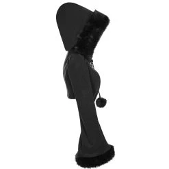 Pyon Pyon Boléro Gothic Lolita 'Melissa' Noir à Capuche -ALCHEMY GOTHIC shop bolero gothic lolita melissa noir a capuche 7