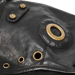 PUNK RAVE Bonnet D'Aviateur 'Bunker Bomber' Noir 21 PUNK RAVE Bonnet D'Aviateur 'Bunker Bomber' Noir -ALCHEMY GOTHIC shop bonnet d aviateur bunker bomber noir 8