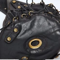 PUNK RAVE Bonnet D'Aviateur 'Bunker Bomber' Noir 22 PUNK RAVE Bonnet D'Aviateur 'Bunker Bomber' Noir -ALCHEMY GOTHIC shop bonnet d aviateur bunker bomber noir 9