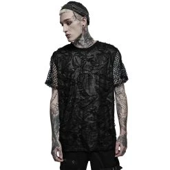 PUNK RAVE Bonnet 'Landlord' Noir -ALCHEMY GOTHIC shop bonnet landlord noir 3