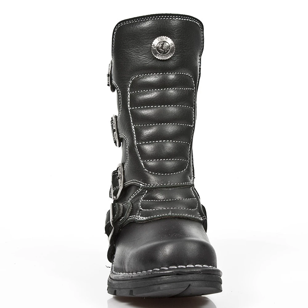 Bottes Enfants New Rock Kid En Cuir Itali Noir 5 Bottes Enfants New Rock Kid En Cuir Itali Noir – Image 3