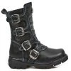 Bottes Enfants New Rock Kid En Cuir Itali Noir Avec... 2 Bottes Enfants New Rock Kid En Cuir Itali Noir Avec... -ALCHEMY GOTHIC shop bottes enfants new rock kid en cuir itali noir avec coutures bleues