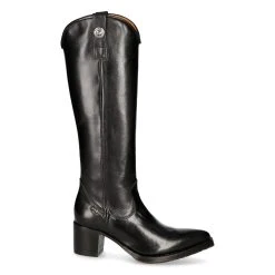 Bottes Hautes New Rock En Cuir Luxor Noir