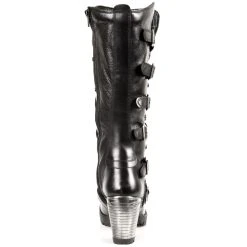 Bottes Hautes New Rock Trail En Cuir Itali Et Nomada... -ALCHEMY GOTHIC shop bottes hautes new rock trail en cuir itali et nomada noir 4