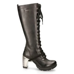Bottes Hautes New Rock Trail En Cuir Itali Noir