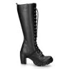 Bottes Hautes New Rock Trail En Cuir Vegan Noir -ALCHEMY GOTHIC shop bottes hautes new rock trail en cuir vegan noir