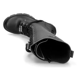 Bottes Hautes New Rock Trail En Cuir Vegan Noir -ALCHEMY GOTHIC shop bottes hautes new rock trail en cuir vegan noir 6