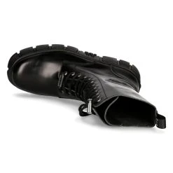 Bottes Hautes New Rock Wall En Cuir Antik Noires -ALCHEMY GOTHIC shop bottes hautes new rock wall en cuir antik noires 6