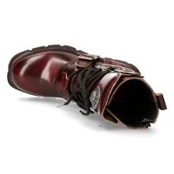 Bottes New Rock Comfort Light En Cuir Bordeaux -ALCHEMY GOTHIC shop bottes new rock comfort light en cuir bordeaux 6