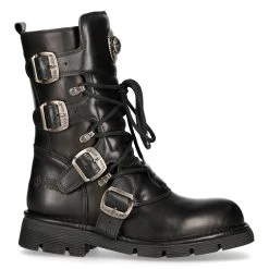 Bottes New Rock Comfort Light En Cuir Itali Et...