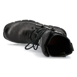 Bottes New Rock Comfort Light En Cuir Vintage Flower... -ALCHEMY GOTHIC shop bottes new rock comfort light en cuir vintage flower noir 6