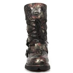 Bottes New Rock Comfort Light En Cuir Vintage Flower... 11 Bottes New Rock Comfort Light En Cuir Vintage Flower... -ALCHEMY GOTHIC shop bottes new rock comfort light en cuir vintage flower rouge 2